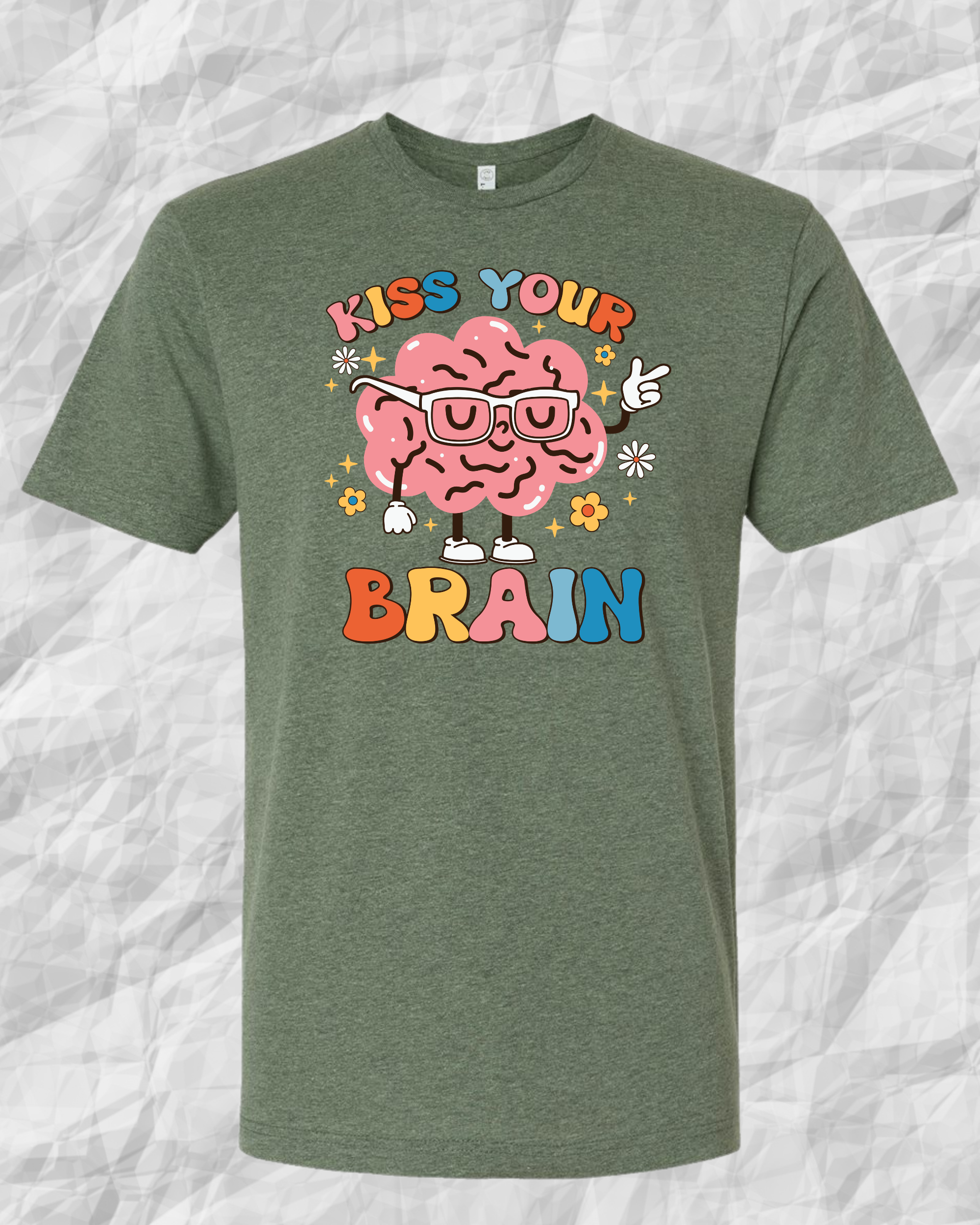 Kiss Your Brain Teacher T-Shirt
