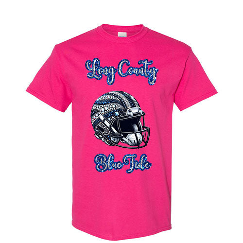 Long County Blue Tide Spirit Tee – Helmet Design TKB Custom Design