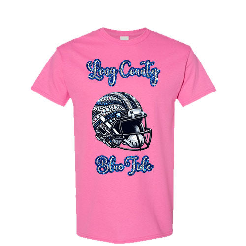 Long County Blue Tide Spirit Tee – Helmet Design TKB Custom Design