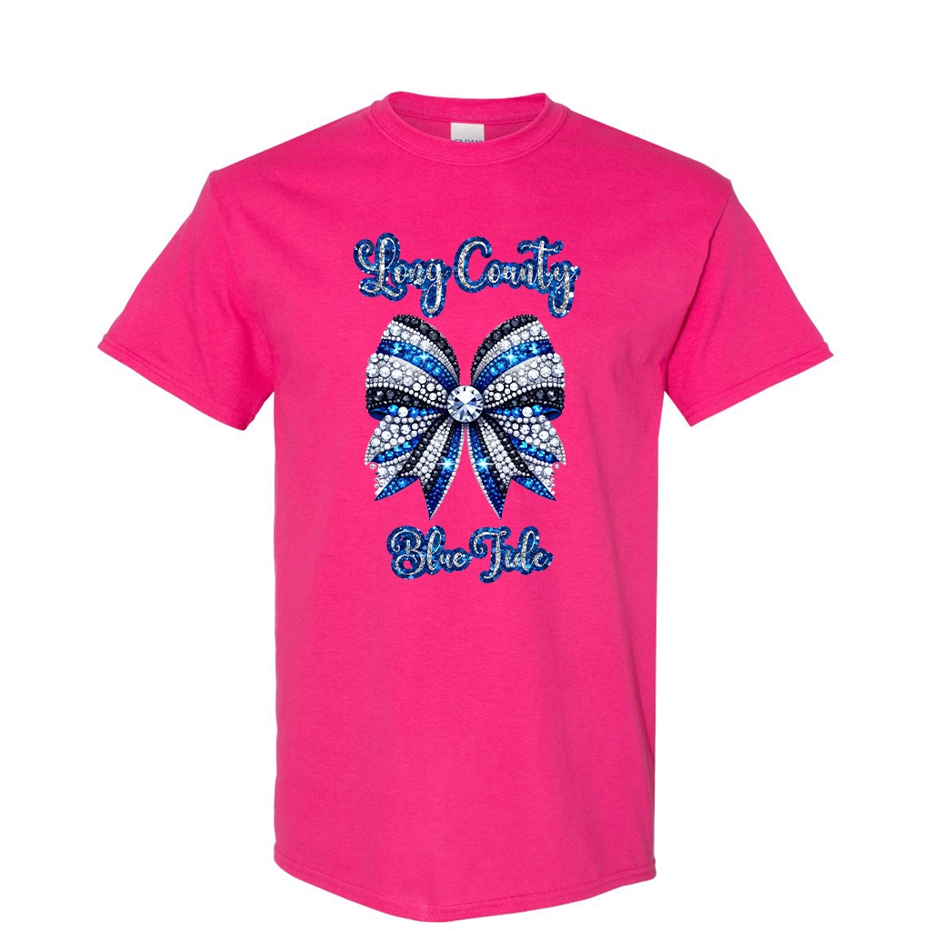 Long County Blue Tide Spirit Tee – Bow Design TKB Custom Design