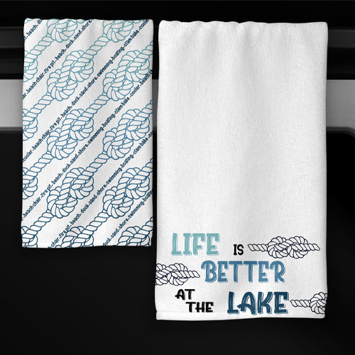 Life at the Lake Towel Set