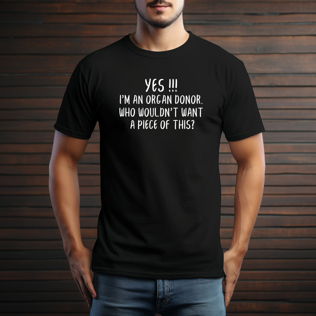 "Organ Donor" Meme T-Shirt by Pancake Cat